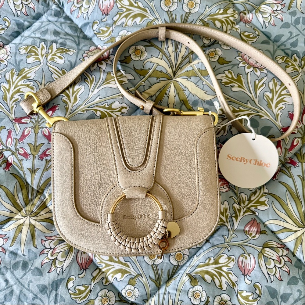 See By Chloe Hana Cement Beige Crossbody Bag